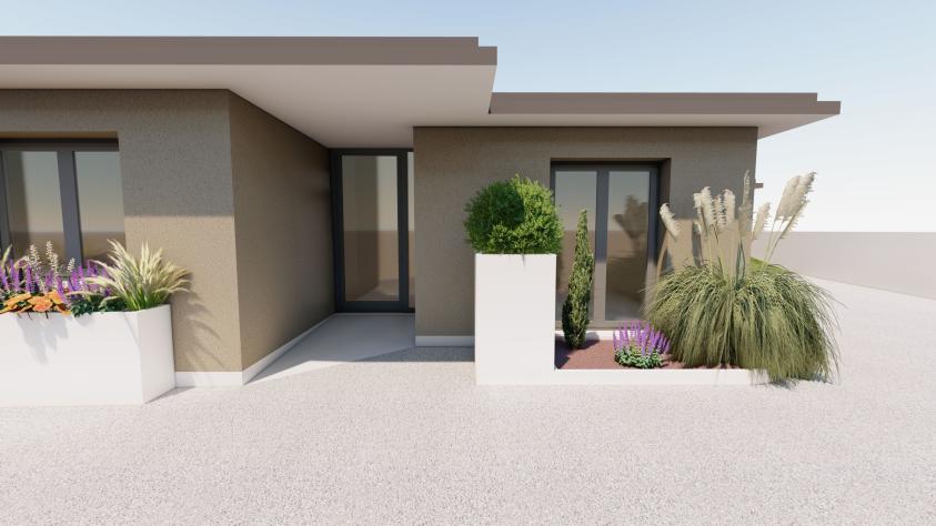 Construction d'une maison neuve pour la famille V.