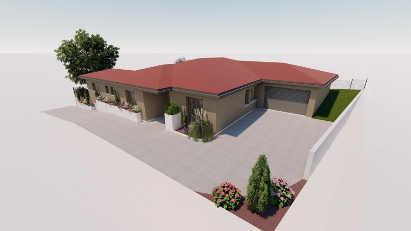 Construction d'une maison neuve pour la famille V.