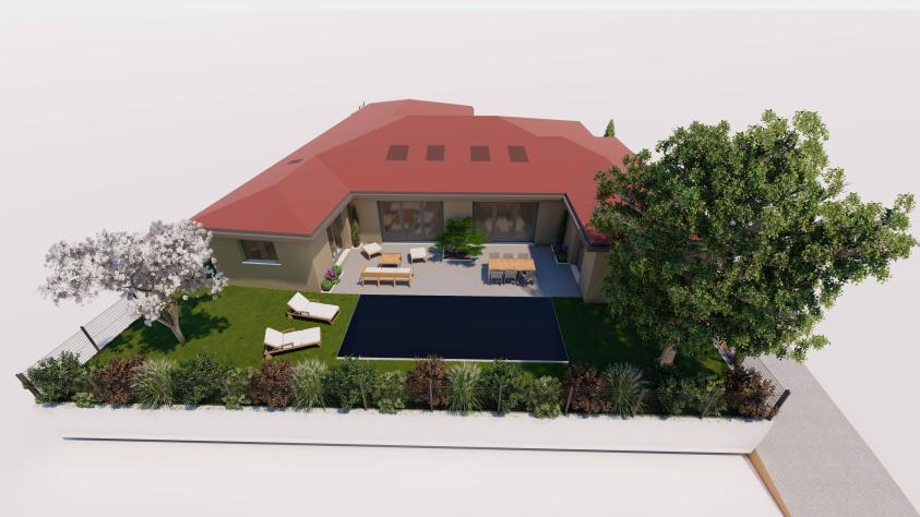 Construction d'une maison neuve pour la famille V.