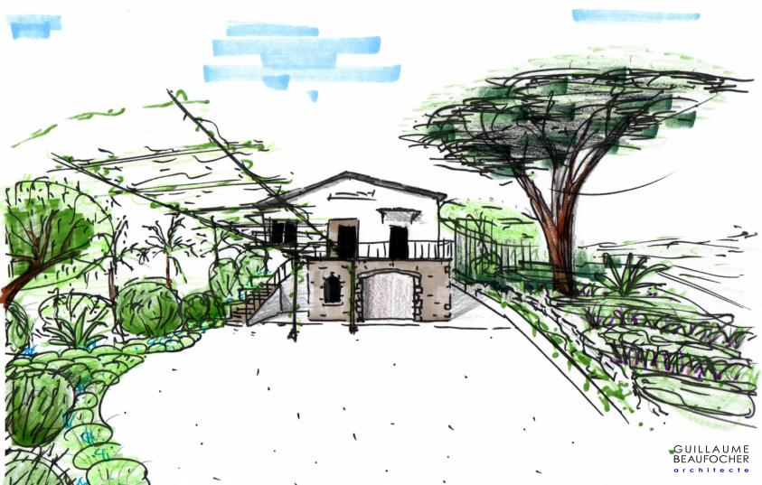 Perspective d'entrée