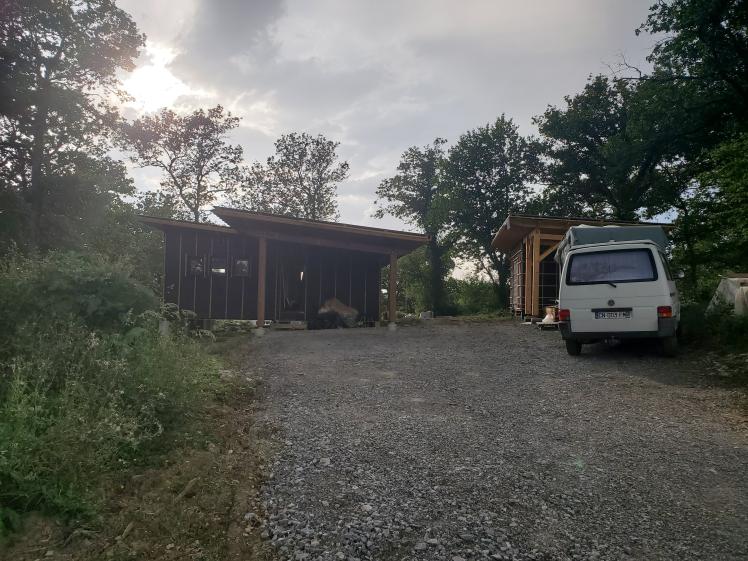 Vue sur l'entrée côté Est