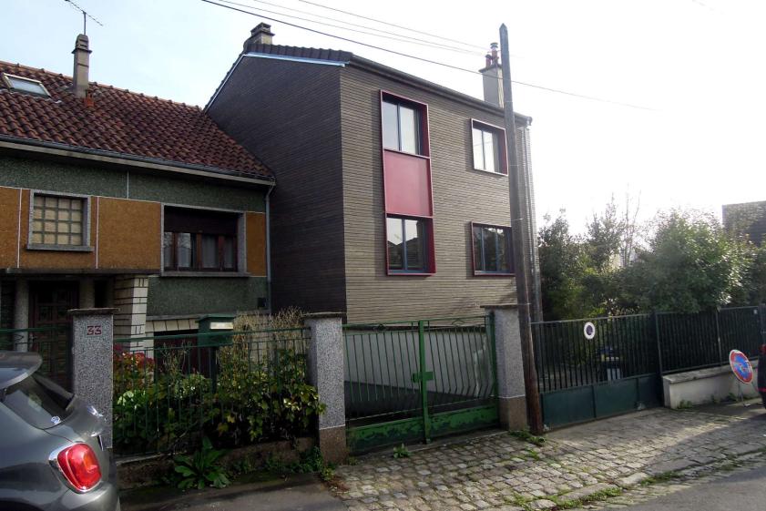 Façade sur rue après travaux