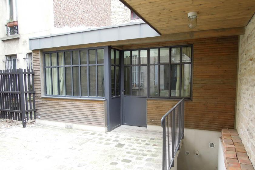Façade + accès sous sol