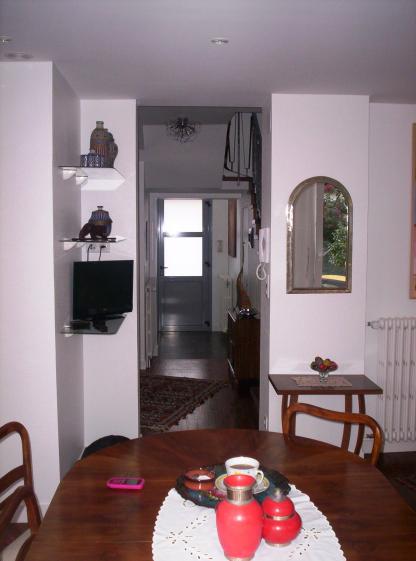 Cuisine vers l'entrée