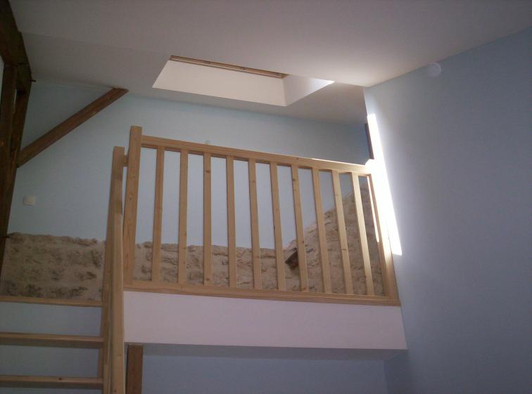 Mezzanine, chambre 2 - après travaux