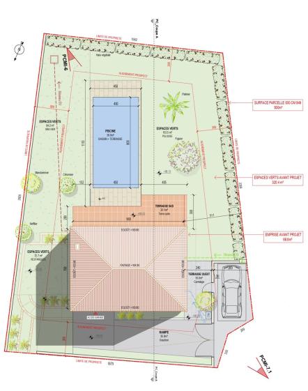 Plan de masse état des lieux