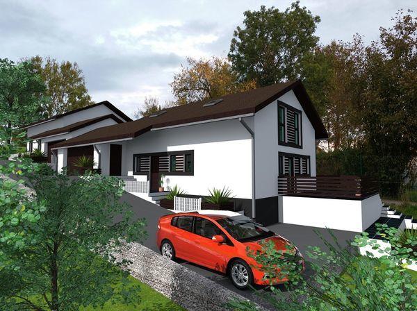 Creation de deux maison jumelles 