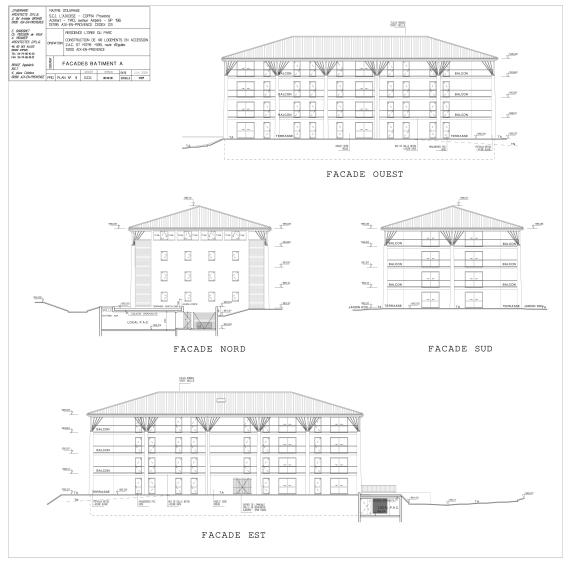 Elévations façades