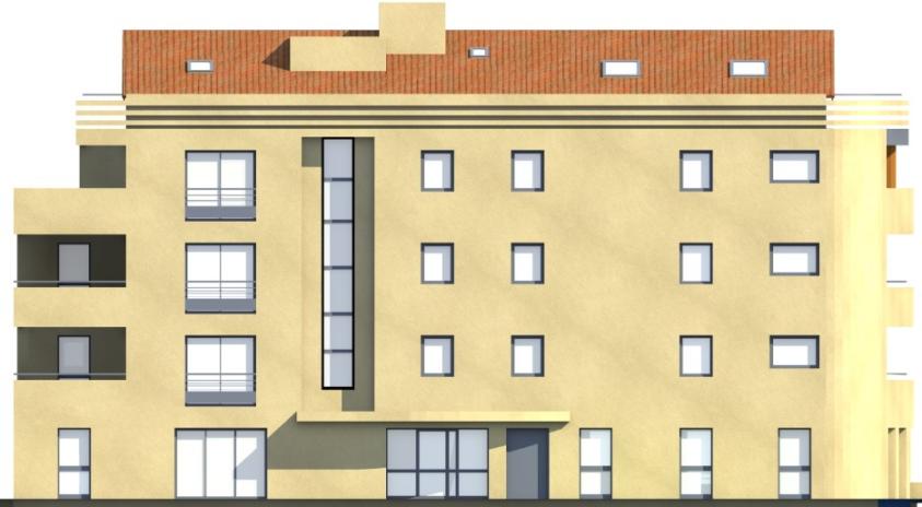 Elévation façade Sud-ouest