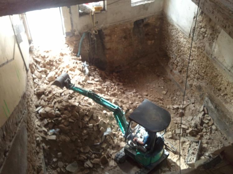 Travaux : reprise plancher RDC sur cave