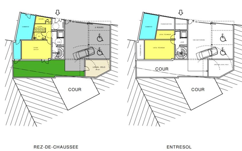 Plans RDC + entresol