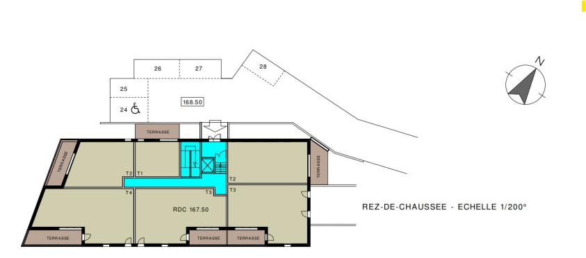 Plan rez-de-chaussée