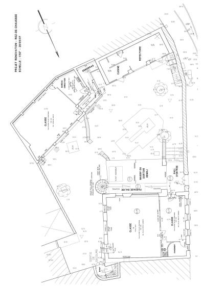 Plan rez-de-chaussée