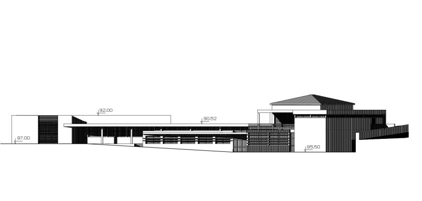 Elévation façades Sud-ouest
