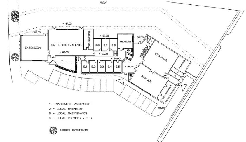 Plan rez-de-chaussée