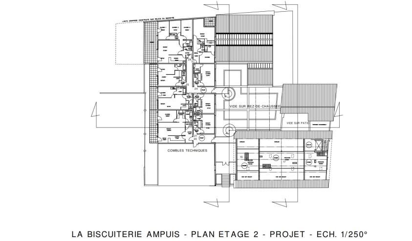 Projet - plan étage 2