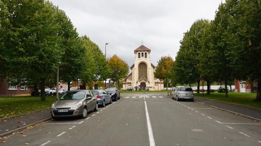 Photo de l'église, transformée en salle municipale : la salle Margueurite