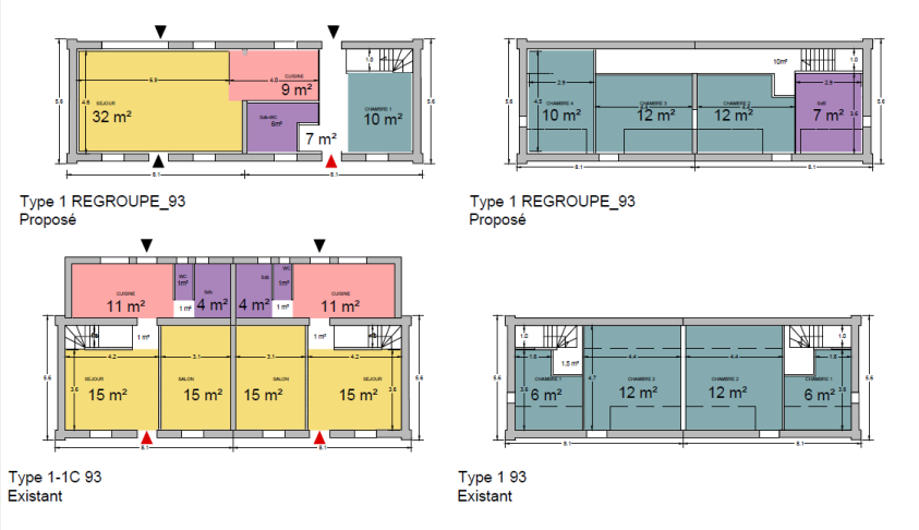 Plan des logements miniers et préconisation de rénovation