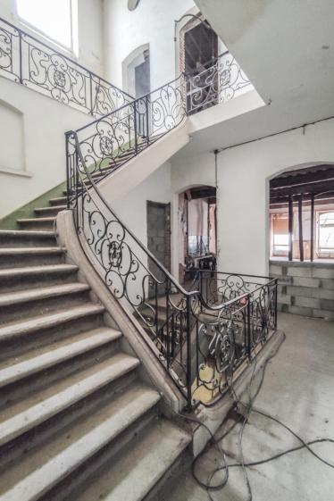 L'escalier avant rénovation