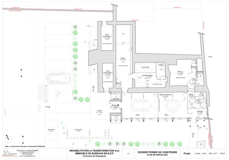 PLAN DE NIVEAU RDC - PROJET