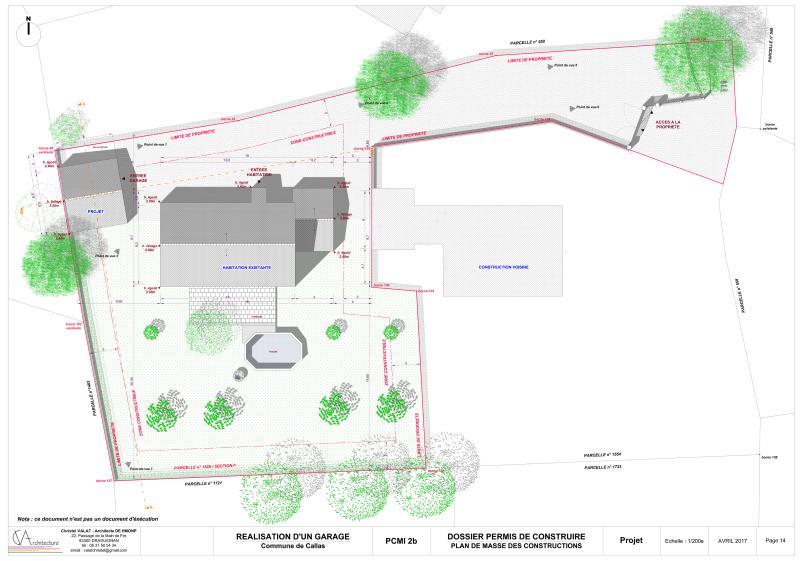 PLAN DE MASSE - PROJET
