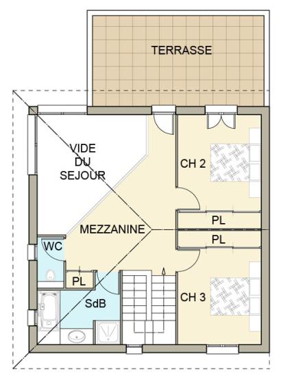 PLAN DE L'ETAGE
