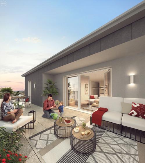 Terrasse attique