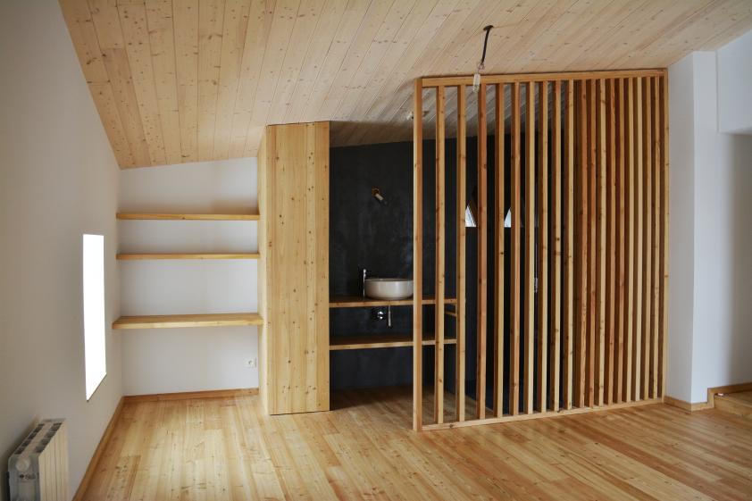 Chambre et salle d'eau intégrée