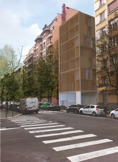 Vue depuis la rue
