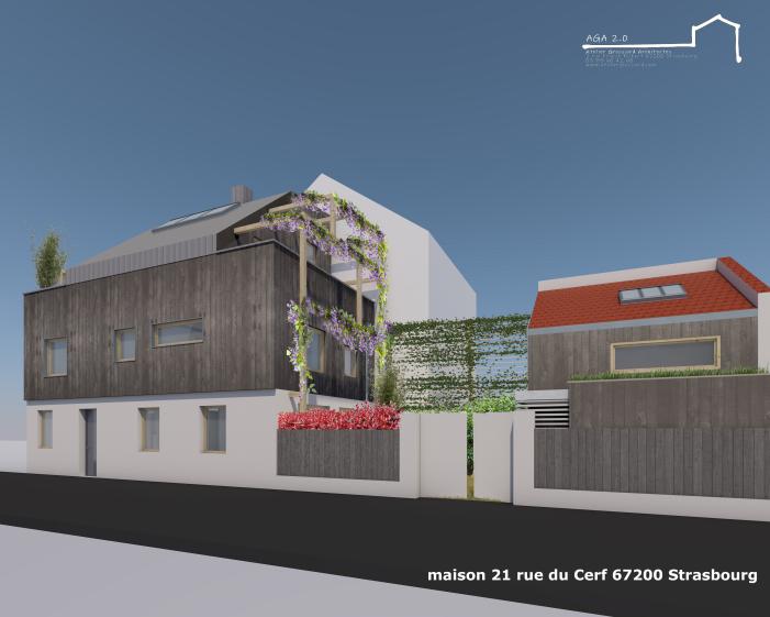 SURÉLÉVATION D'UNE MAISON DE VILLE