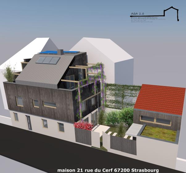 SURÉLÉVATION D'UNE MAISON DE VILLE