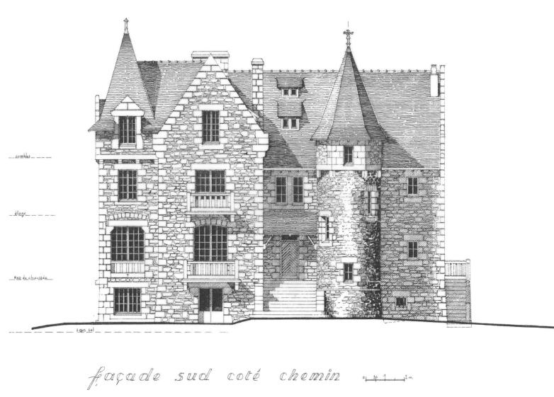 façade sud côté rue