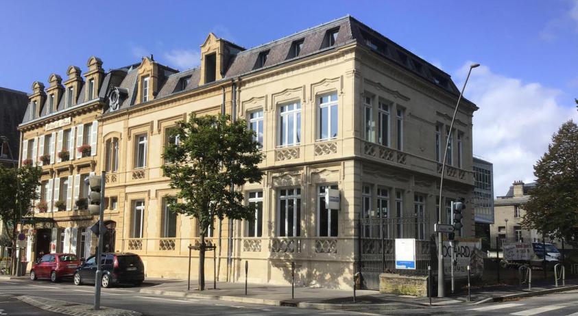 Façade sur rue après restauration