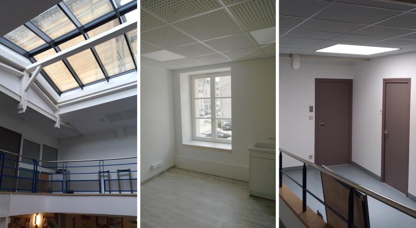 Rénovation de la verrière et des locaux annexes de la mairie