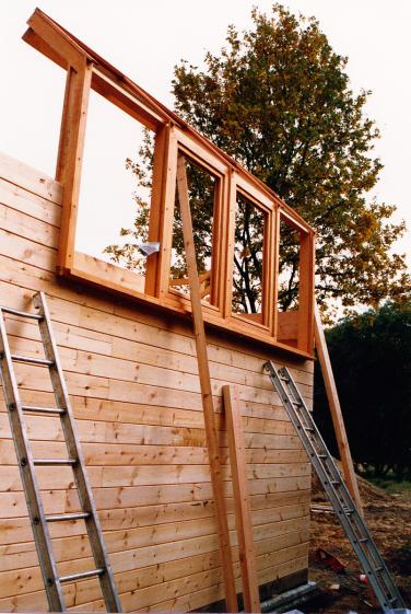 Façade ouest (chantier)