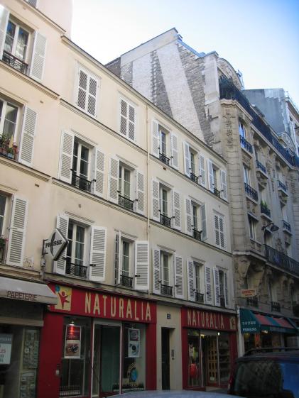 Façade rue des Sablons avant travaux