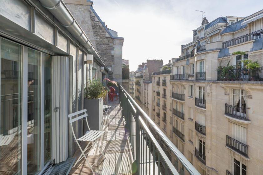 Balcon 5ème étage rue des Sablons