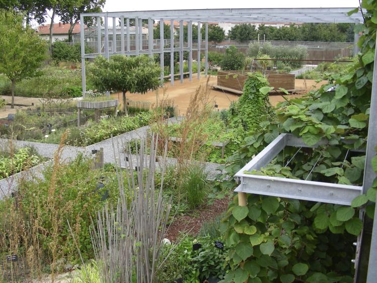 Vue d'ensemble des jardins