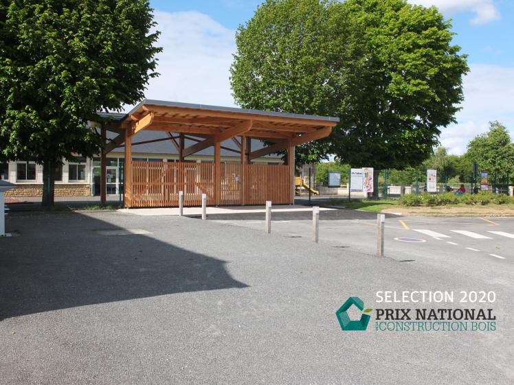 Préau Ecole publique Mégrit