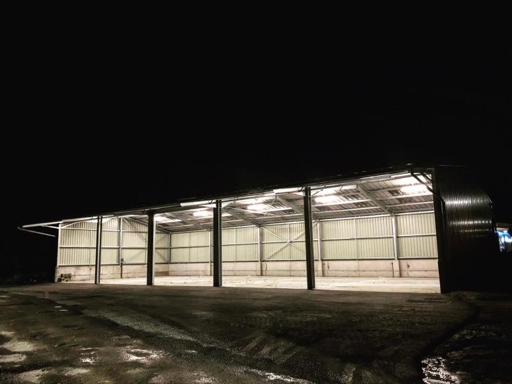 Vue nocturne extérieure