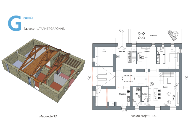 Maquette et plan du projet