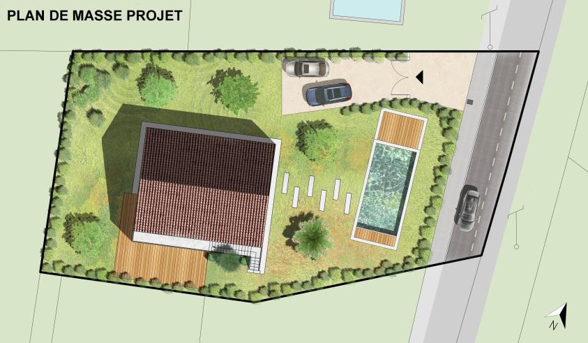 Plan de masse du projet