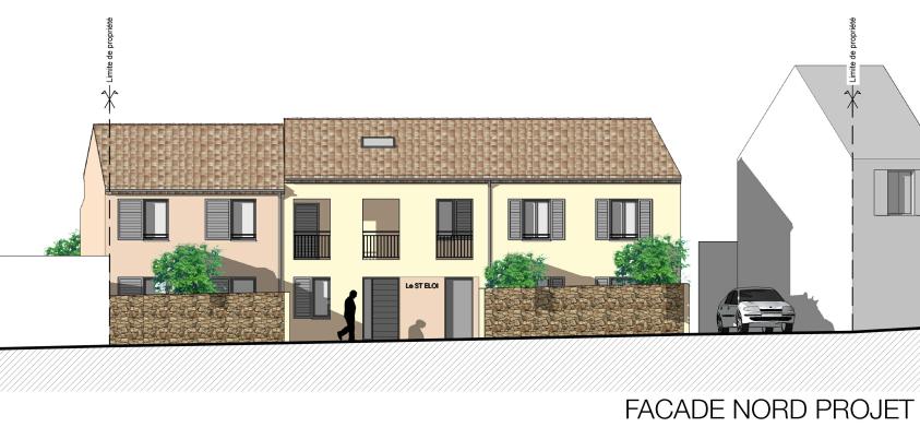 Façade Nord projet