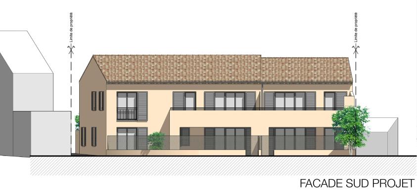 Façade Sud projet