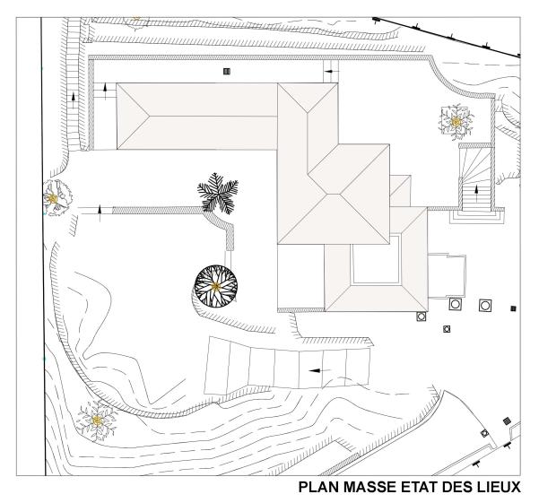 Plan de masse état des lieux