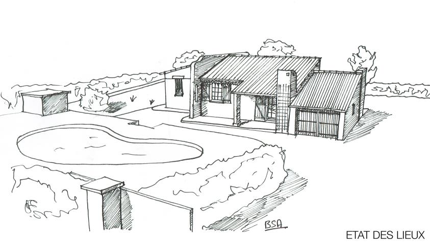Croquis de l'état des lieux