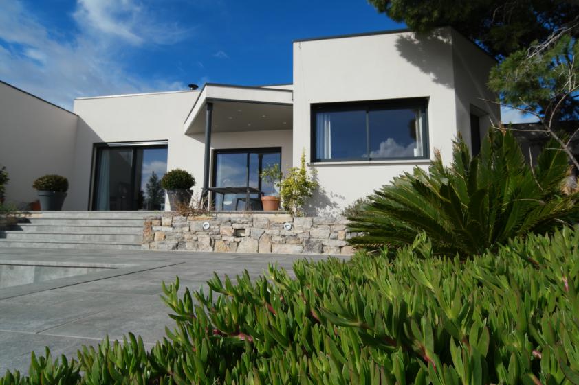 villa carree _ facade sud