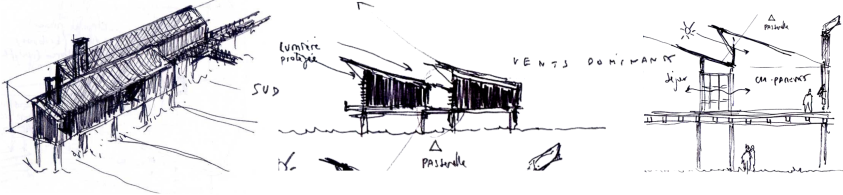 PROJET D'UNE MAISON SUR PILOTIS À ARLES