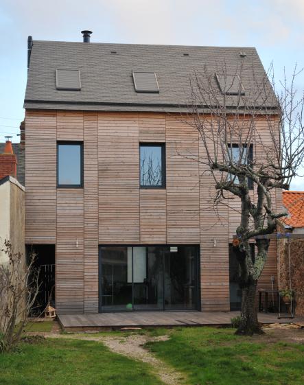 Maison en bardage bois