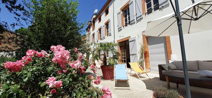 Vue façade sur Jardin